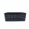 Plastic Rattan Storage Basket - Large, White | Full House Lebanon