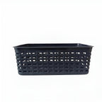 Plastic Rattan Storage Basket - Large, White | Full House Lebanon
