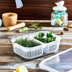 Plastic Storage Container with Strainer | Full House Lebanon