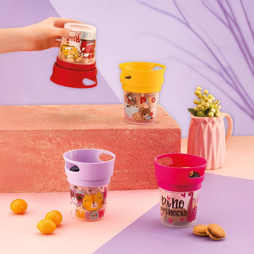Patterned Joy Cup - Light Purple | Full House Lebanon