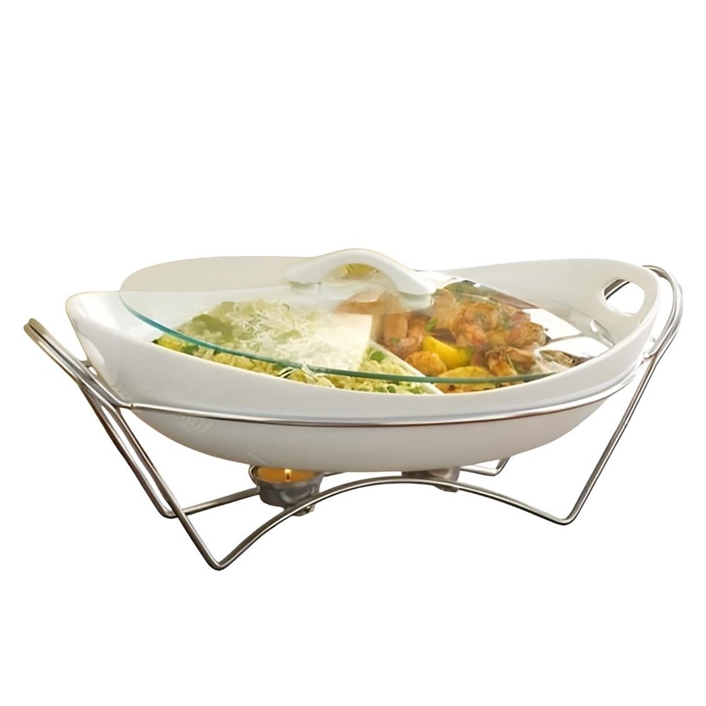 Divided Oval Buffet Server | Full House Lebanon