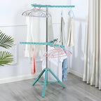 2-Layer Folding Clothes Rail Drying Stand - Light Pink | Full House Lebanon