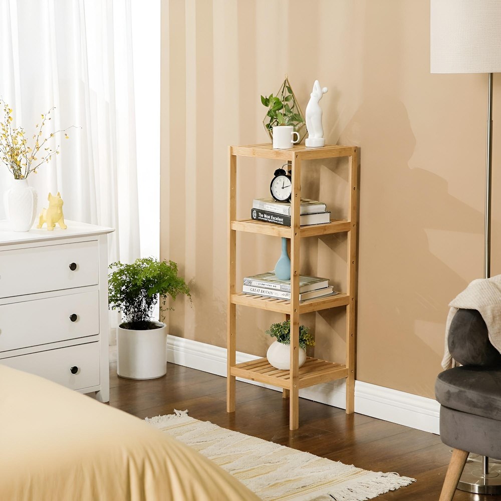 4 Tier Wooden Storage Rack | Full House Lebanon