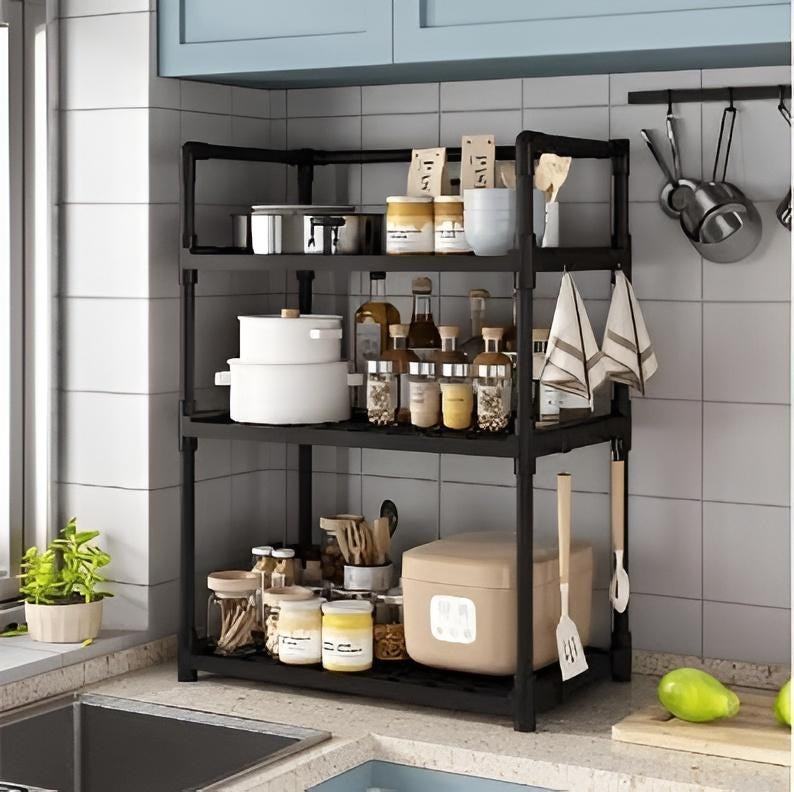 Multi-purpose Storage Rack - 2 Tier, White | Full House Lebanon