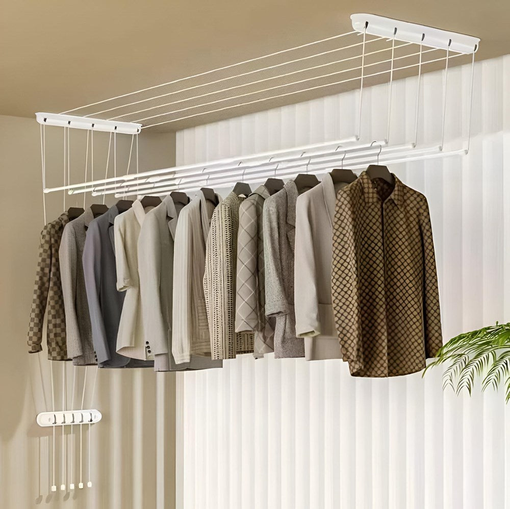 Ceiling-Mounted Clothes Drying Rack | Full House Lebanon