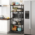 Foldable Multi-purpose Metal Shelving Units with Wheels | Full House Lebanon
