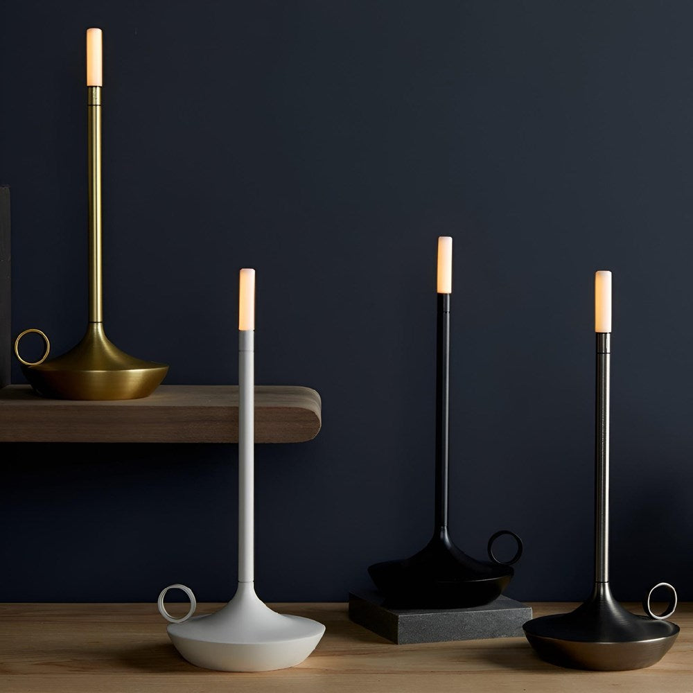 Minimalist Led Table Lamp - Gold | Full House Lebanon