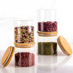 Glass Jar with Bamboo Lid | Full House Lebanon