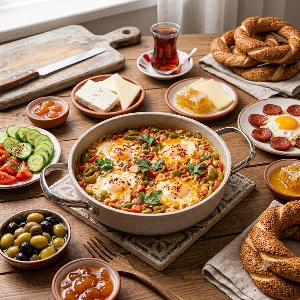 Korkomaz Granite Omelet Pan | Full House Lebanon
