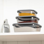 Foly Food Storage Container Set (3 Pcs) - Deep | Full House Lebanon