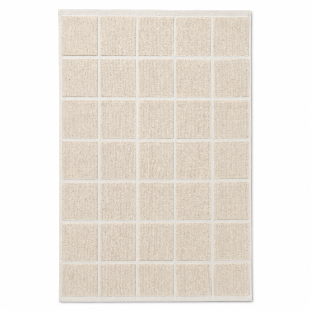 FieldCrest Geometric Cotton Bath Mat