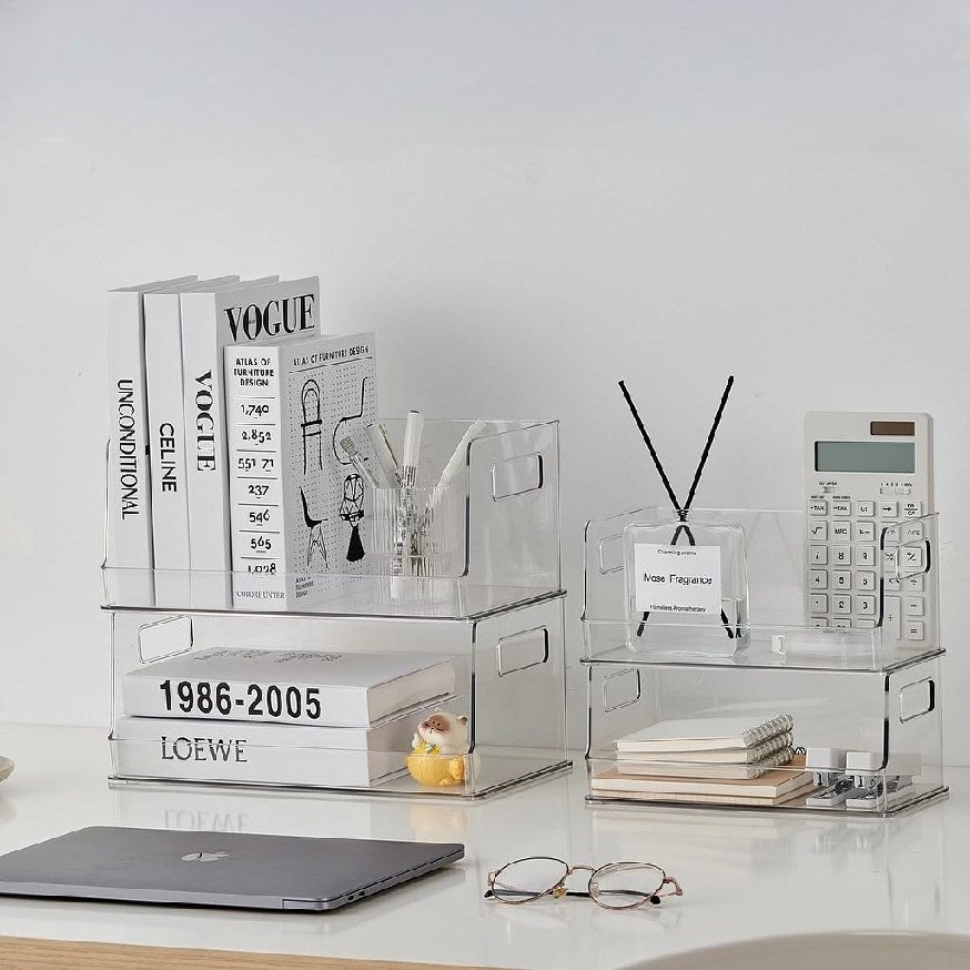 Stackable Acrylic Organizers Set (2 Pcs) - Large | Full House Lebanon