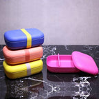 Rectangular Bamboo Fiber Lunch Container - Fuchsia | Full House Lebanon