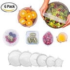 Expandable Silicone Stretch Lids Set (6 Pcs) | Full House Lebanon