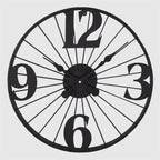 Metal Wall Clock - Small, Black | Full House Lebanon