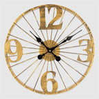 Metal Wall Clock - Large, Black | Full House Lebanon