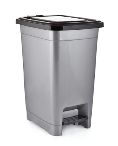 Pedal Dustbin with Inner Bucket - 10 L, White | Full House Lebanon