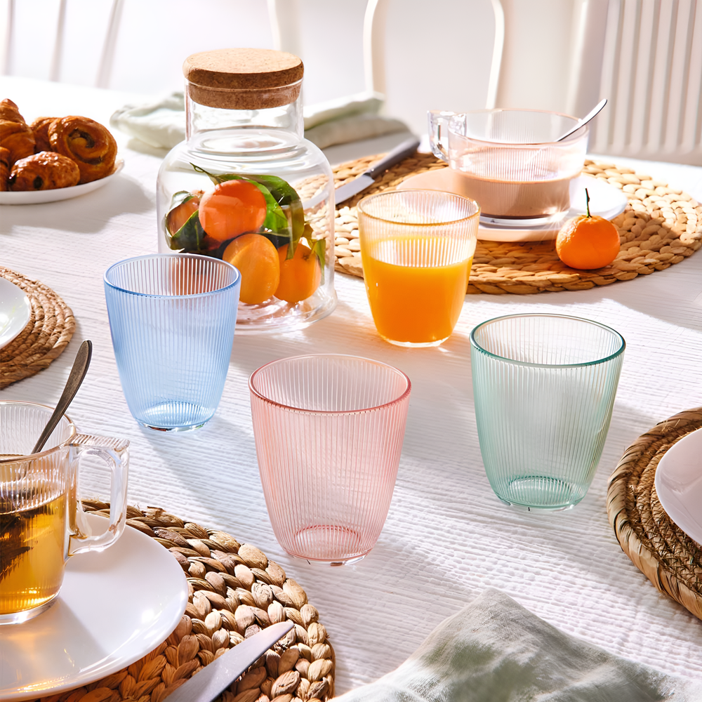 Luminarc Concepto Stripy Glass Cup | Full House Lebanon