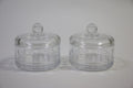 Glass Candy Pot Set (2 Pcs) - Square | Full House Lebanon