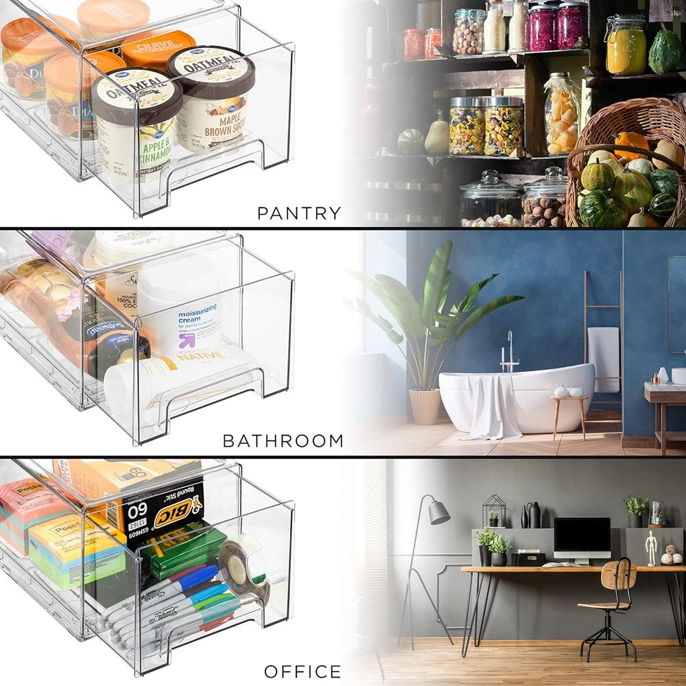 Pull Out Rectangular Fridge Organizer | Full House Lebanon