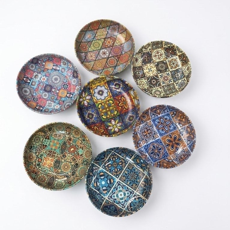 Large Printed Metal Bowl | Full House Lebanon