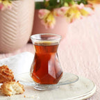 LAV ALYA Glass Saucers Set (Half a Dozen) | Full House Lebanon