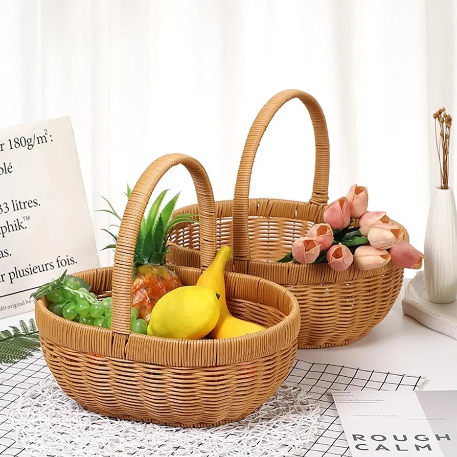 Hand -Woven Basket Set (2 Pcs) | Full House Lebanon