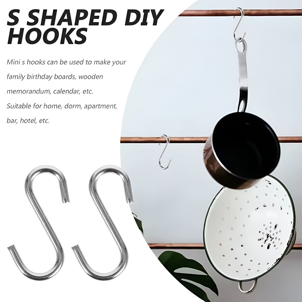S Shape Stainless Hanging Hooks | Full House Lebanon