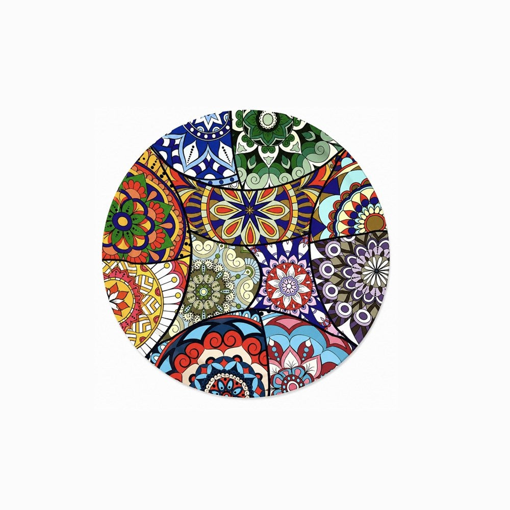 Round Metal Printed Tray