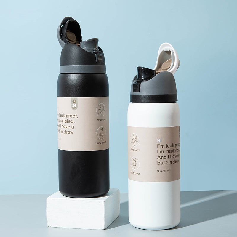 Stainless Steel Insulated Bottle - Navy | Full House Lebanon