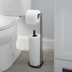 Tissue Roll Reserve & Stand - Black | Full House Lebanon