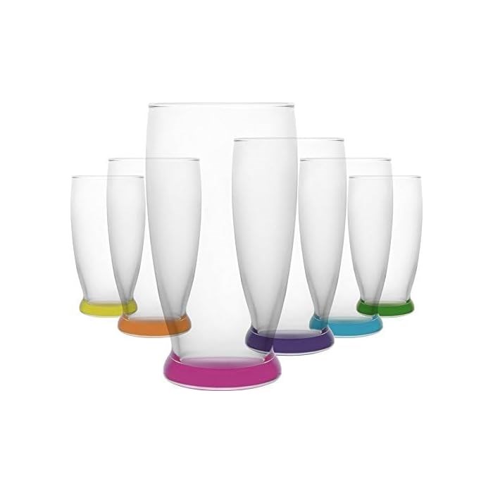 LAV Coral Roma Glass Cup Set (6 Pcs) - Get 2 sets | Full House Lebanon