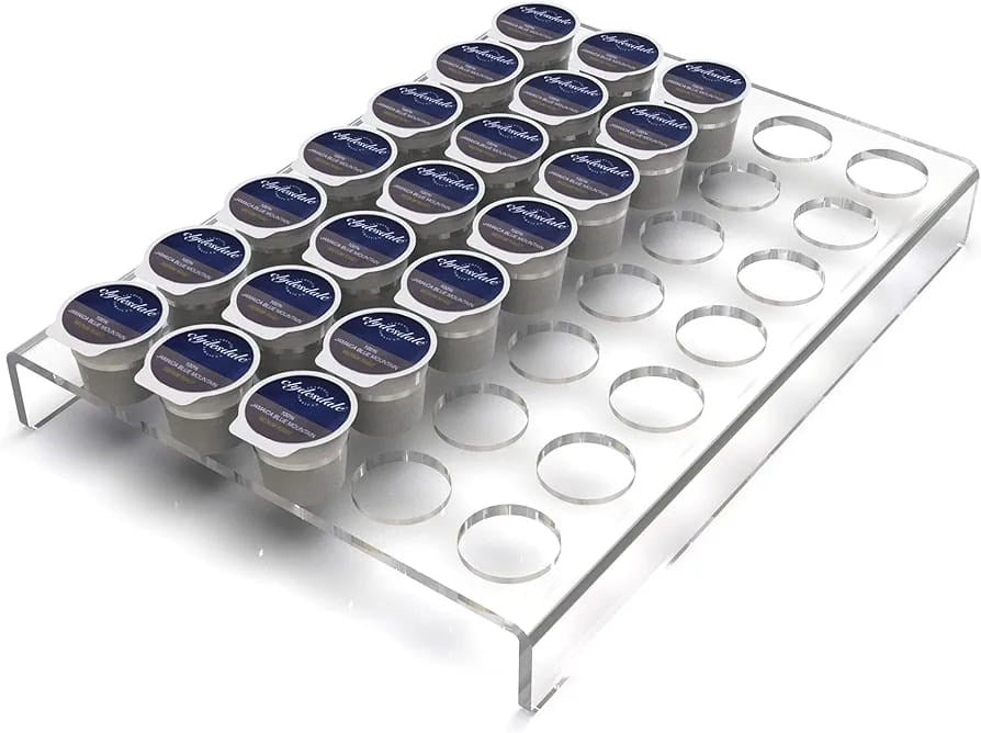 Coffee & Creamer Acrylic Pod Holder (35 Pods) | Full House Lebanon