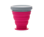 Collapsible Silicone Cups - Small, Blue | Full House Lebanon