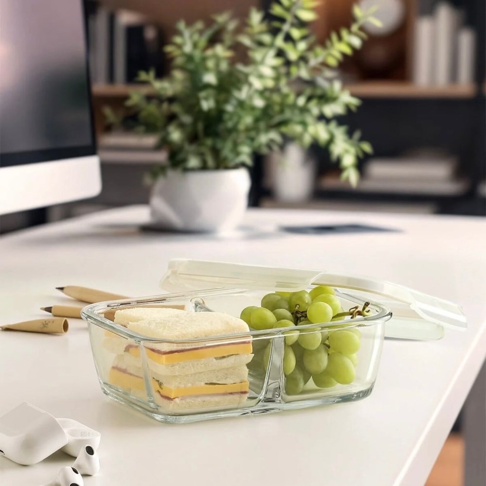 Lav Fresco Divided Food Container - 1700cc | Full House Lebanon