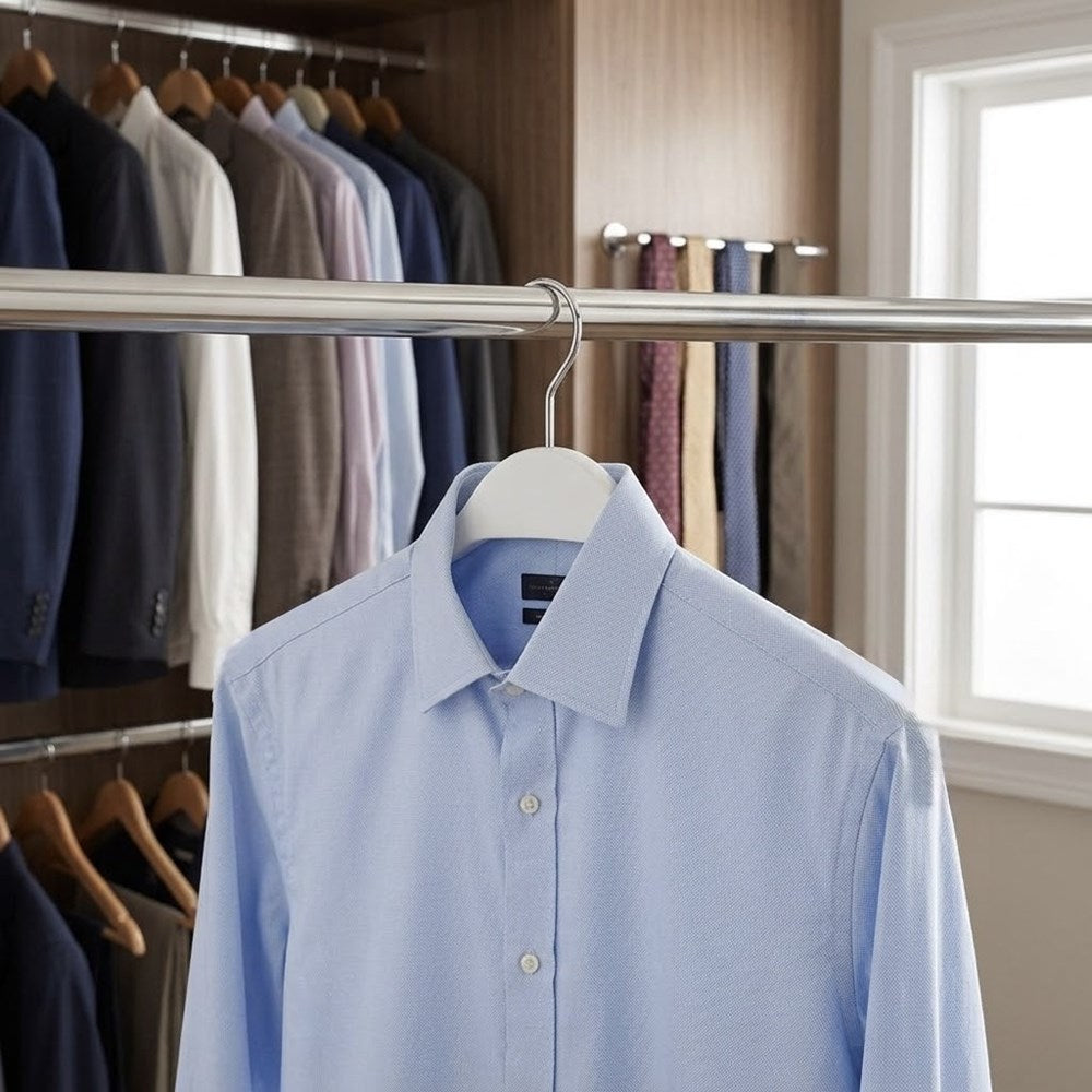 Non-slip White Clothes  Hanger Set (5 Pcs) | Full House Lebanon