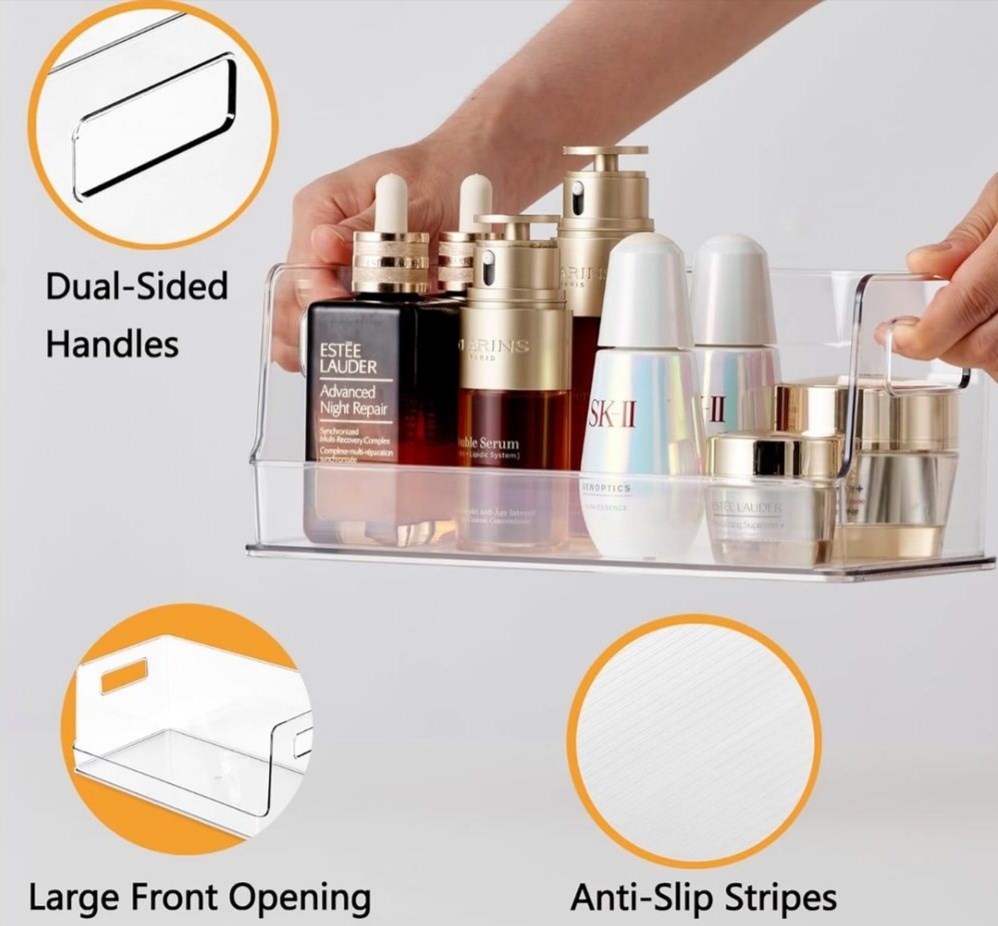 Stackable Acrylic Organizers Set (2 Pcs) | Full House Lebanon
