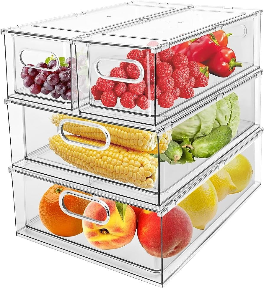 Stackable Fridge Drawer Organizer | Full House Lebanon
