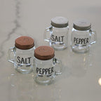 Salt & Pepper Shakers Set (2 Pcs) - Silver | Full House Lebanon
