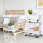 3-Tiers Metal Rolling Cart | Full House Lebanon