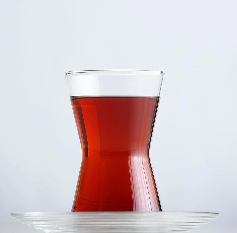 DERIN Glass Tea Cup /Saucer Set (Half a Dozen) - Cup | Full House Lebanon