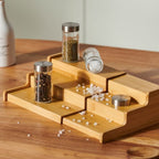 3 Tier Adjustable Bamboo Spice Rack | Full House Lebanon