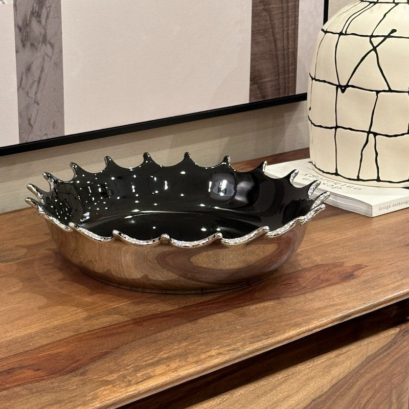 Ripple-Edge Decorative Bowl | Full House Lebanon