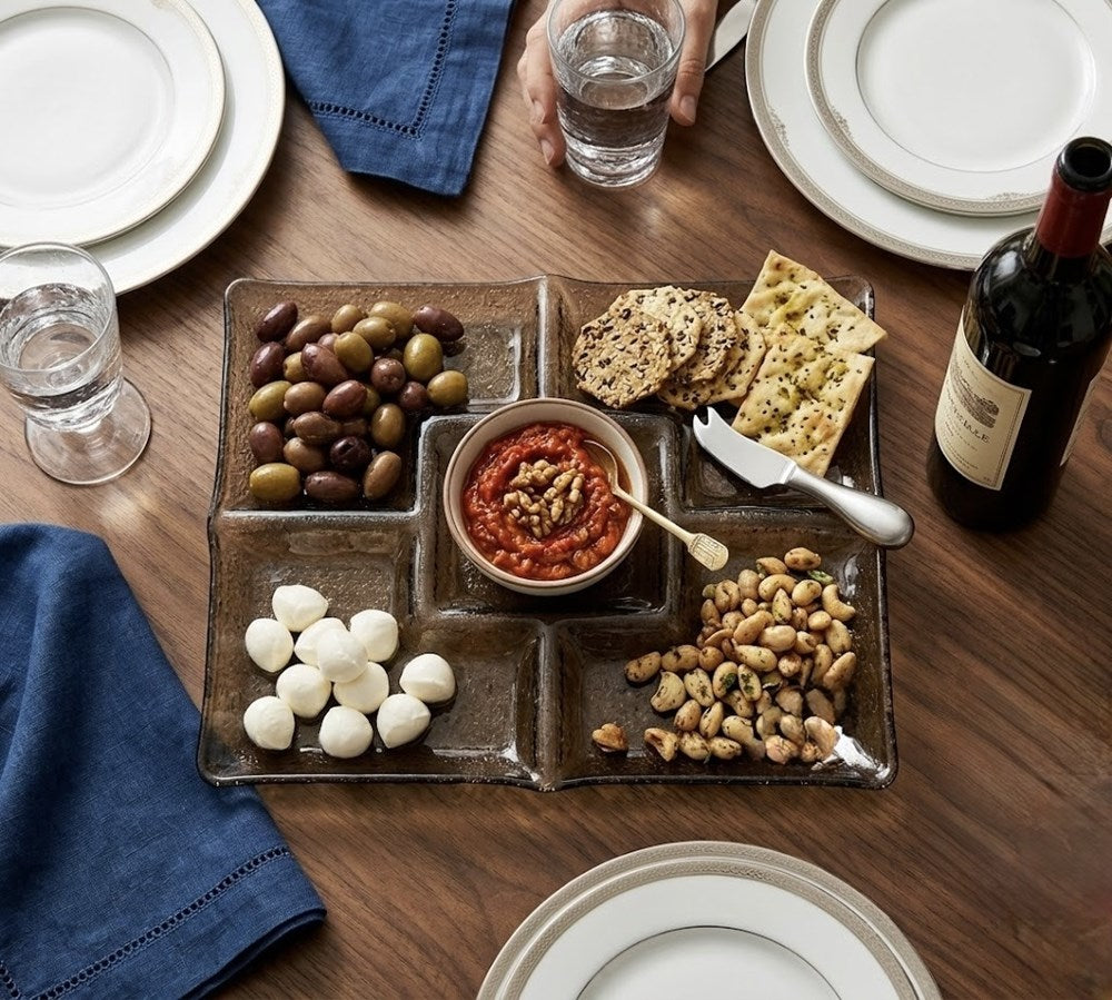 Glass Serving Plate