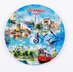 Istanbul Themed Metal Coaster