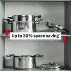 Tefal Stainless Steel Cookware Set – 2 Pots & 1 Frypan | Full House Lebanon