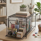 Black Wire Stackable Slide-out Storage Drawer | Full House Lebanon