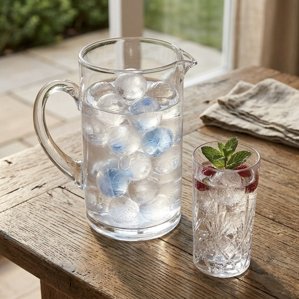 Reusable Plastic Ice Cube  (20 Pcs)