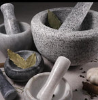 Marble Mortar & Pestle Set - Grey | Full House Lebanon