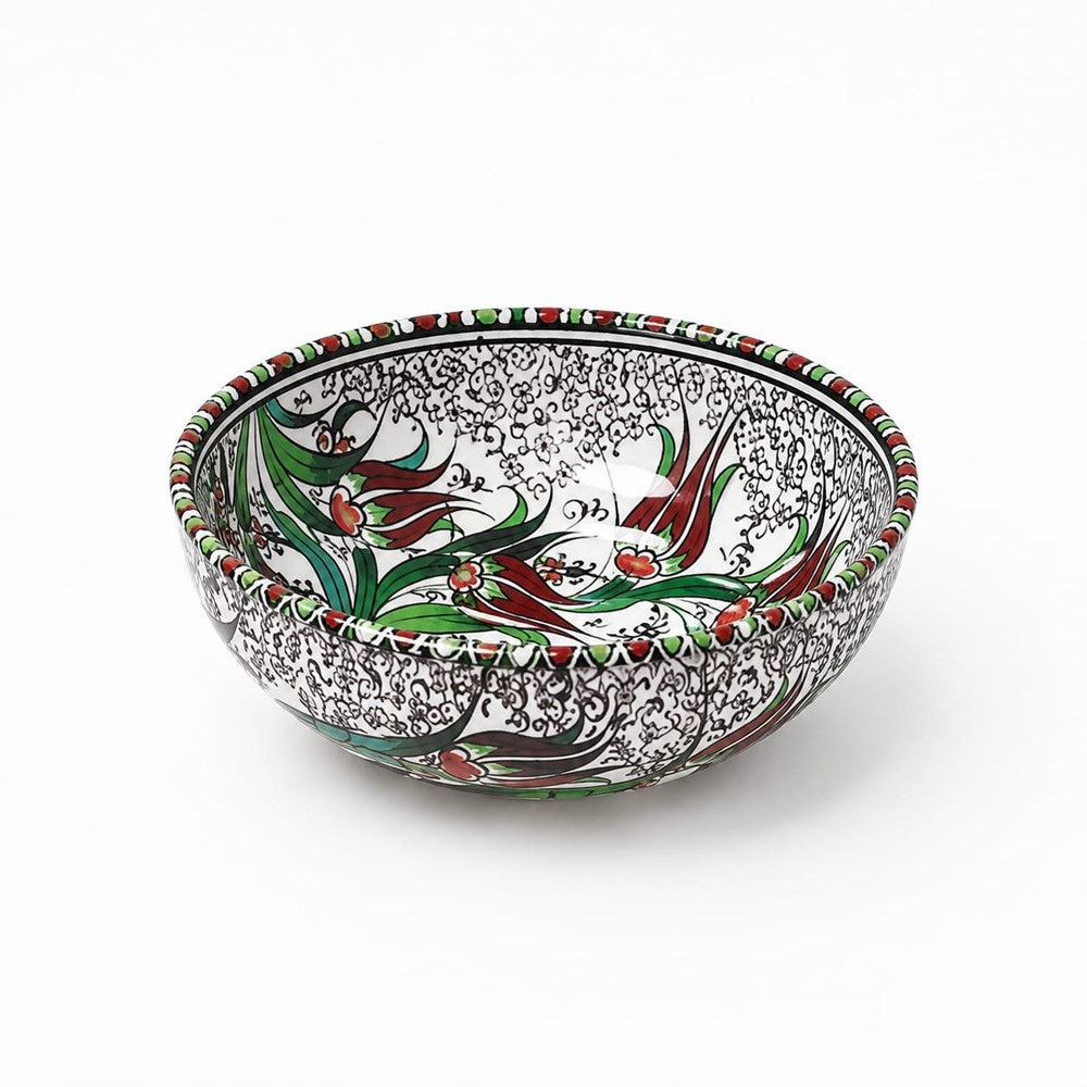 Round Metal Printed Bowl